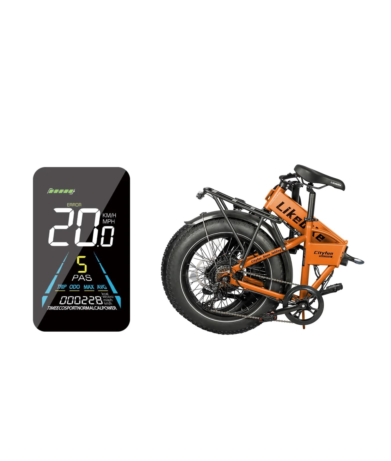 Likebike Cityfun Foldable Ebike - Image 8