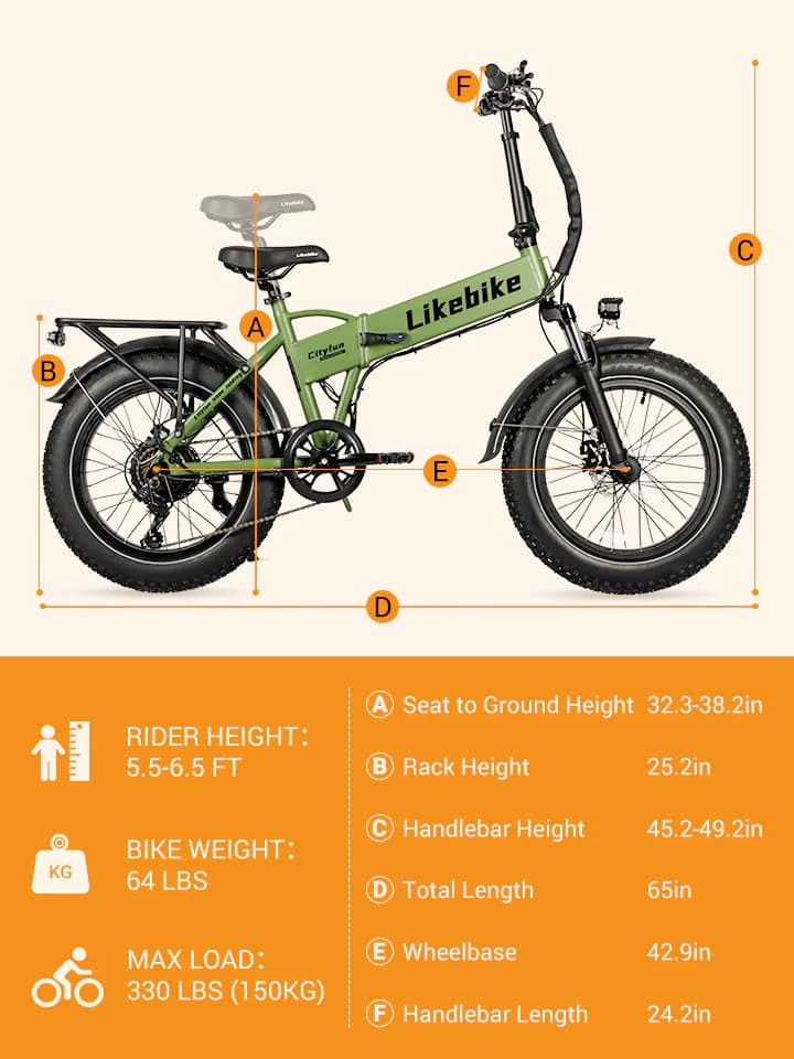 Likebike Cityfun Foldable Ebike - Image 10