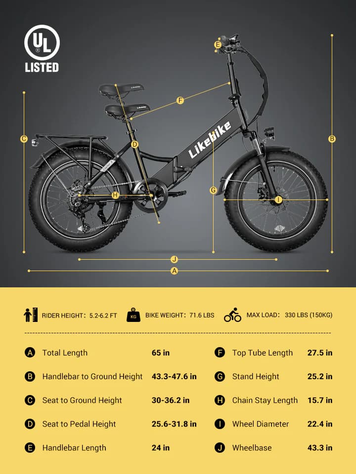 Likebike Cityfun S Foldable Ebike - Image 8