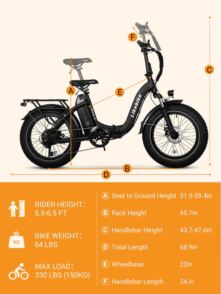 Likebike Shine S Foldable Ebike - Image 6